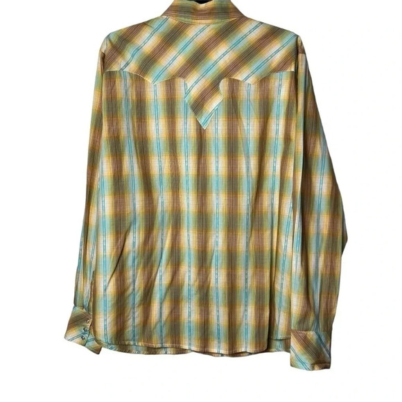1653. MEN’S ROPER LONG SLEEVE FULL PEARL SNAP BUTTON UP SHIRT‎ SIZE XXLARGE - Picture 6 of 9